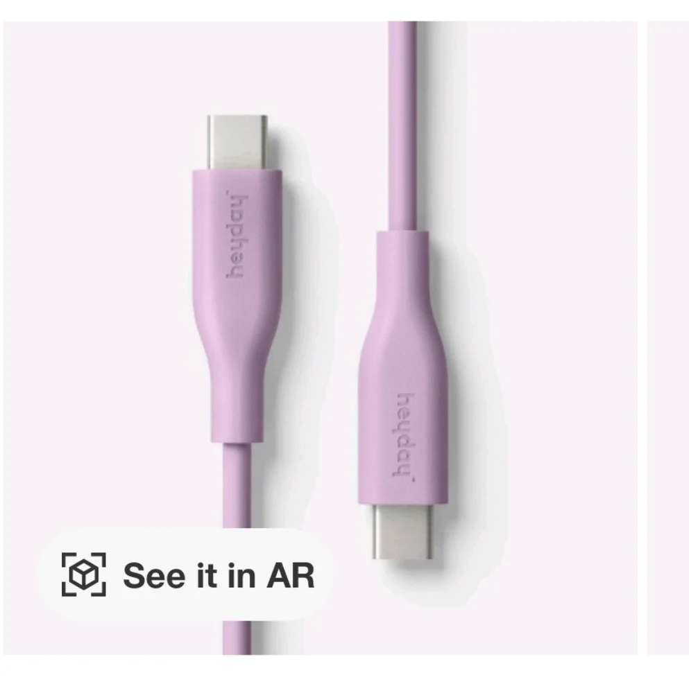 Heyday Purple USB-C Charging Cable for Cell Phones